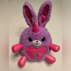 Squishmallows Unicorn Bunny Pink and purple approximate size 14” By 9”